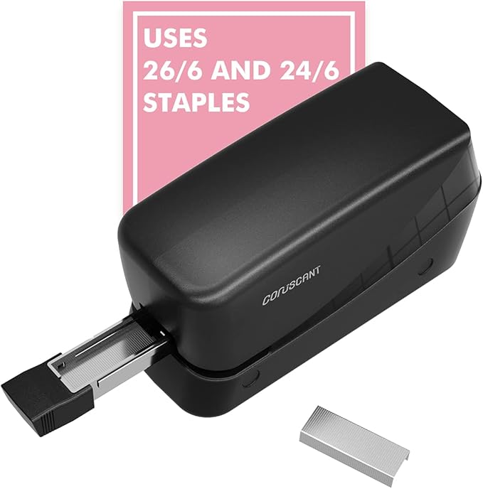Coruscant Electric Stapler, Heavy Duty Desktop Stapler, Includes 2000 Staples - Image 5