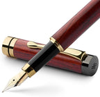 Wordsworth & Black Fountain Pen Set, Luxury Bamboo Wood by WordsworthBlack