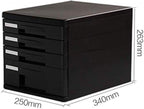 File Cabinet Flat File Cabinet High Transparent Resin Drawer Layer Data Storage Box Office Supplies Desktop Cabinet,