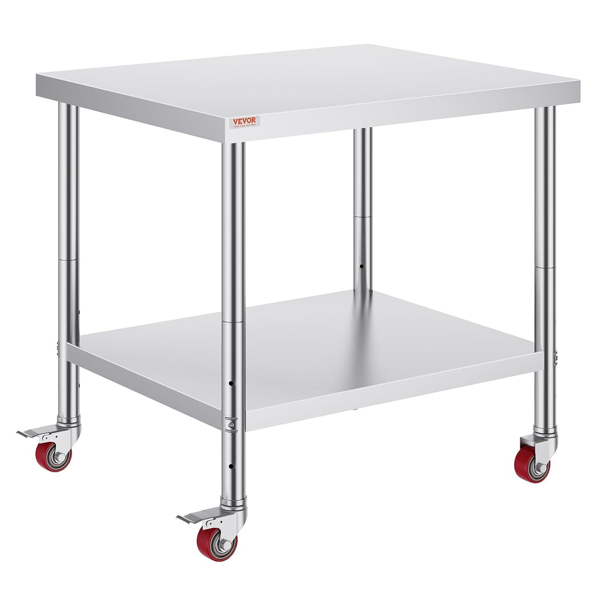 VEVOR Stainless Steel Work Table 36 x 30 x 34 Inch Food Prep Worktable