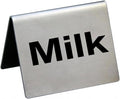 New Star Foodservice Stainless Steel Table Tent Sign by NewStarFoodservice