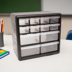 Homak 12-Drawer Parts Organizer, HA01012001 - Image 7