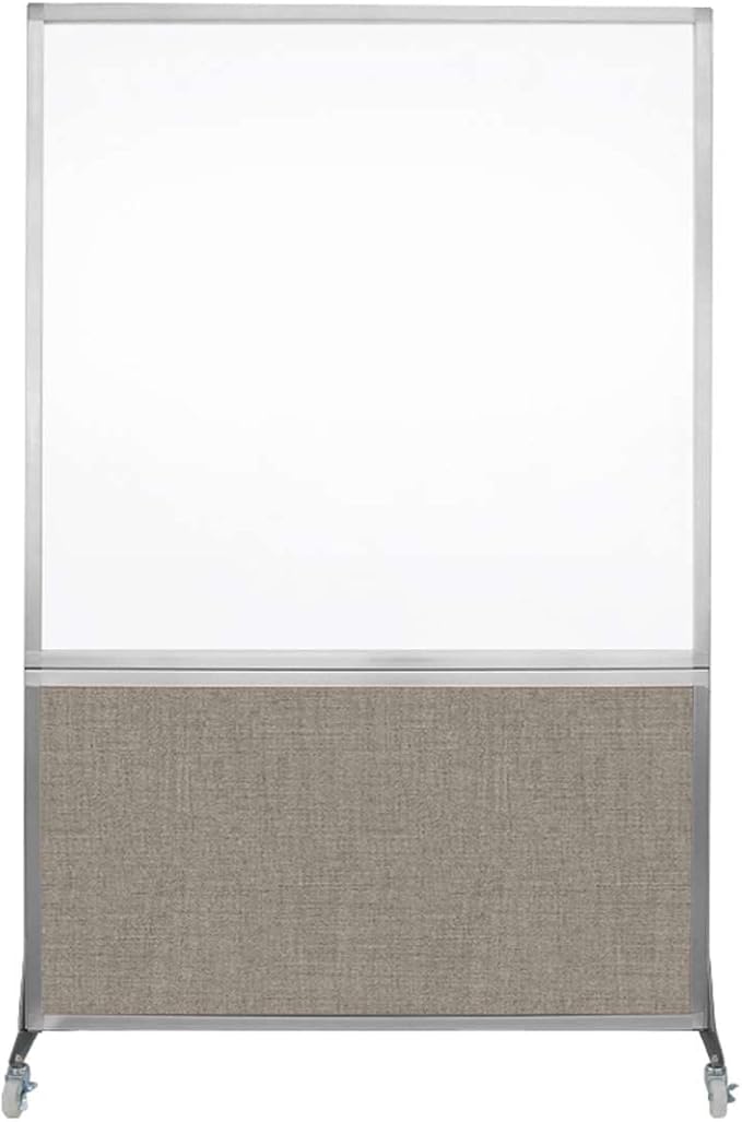 DivideWrite Mobile Whiteboard | Double Sided Dry Erase Board | Portable Office by VERSARE
