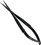 Cross Edge Spring Scissors 5 Inch straight Stainless Steel Precision Eyebrow & - Image 2