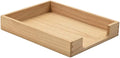 Kirigen Wood Letter-Size Tray Single-Tier- Wooden Tones Collection Front-Load by KIRIGEN
