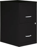 NuSparc 2 Drawer Locking Filing Cabinet | Pre-Assembled Steel Construction | Space-Saving Design is Perfect for Home and Small Office | Letter-Size | Assembled in North America