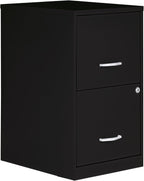 NuSparc 2 Drawer Locking Filing Cabinet | Pre-Assembled Steel Construction | Space-Saving Design is Perfect for Home and Small Office | Letter-Size | Assembled in North America