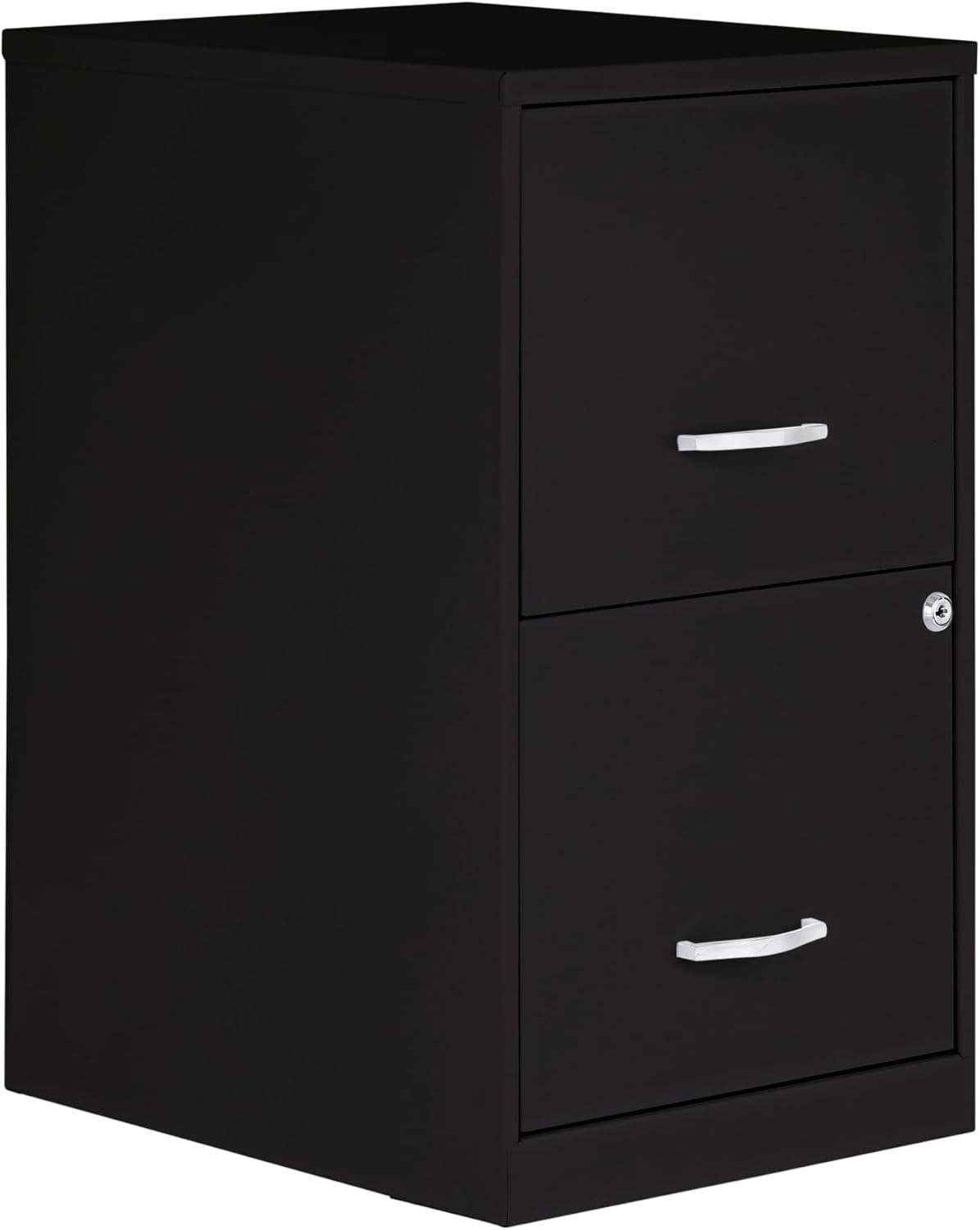 NuSparc 2 Drawer Locking Filing Cabinet | Pre-Assembled Steel Construction | Space-Saving Design is Perfect for Home and Small Office | Letter-Size | Assembled in North America