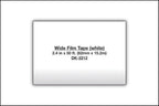 Brother Genuine DK-2212 Continuous Length Black on White Film Tape for Brother QL Label Printers, 2.4" x 50' (62mm x 15.2M), 1 Roll per Box, DK2212,Black/White