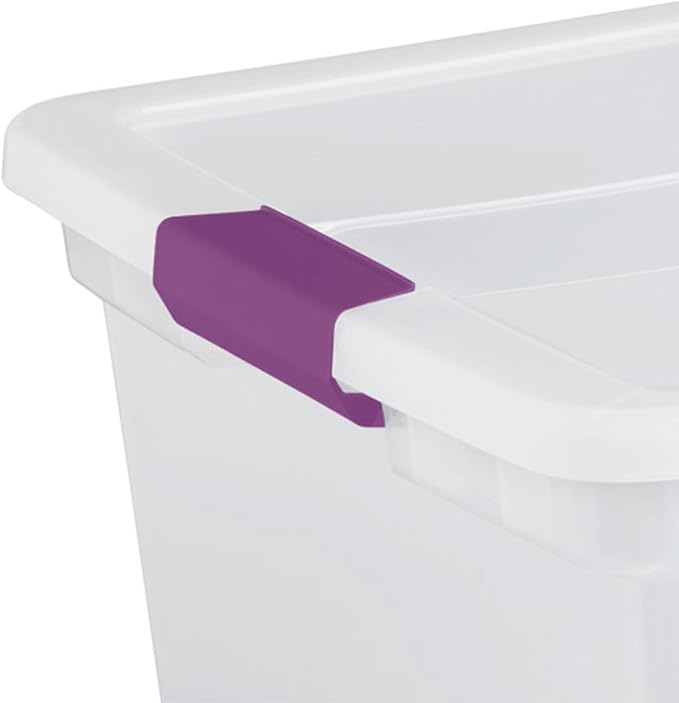 Sterilite 6-Pack Plastic Storage Bin w/ Latch Lid, 66 Qt - Image 9
