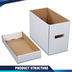 PIT66 3 Pack Comic Book Storage Comic Book Box Holds 150-175 Comics Collapsible - Image 4