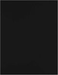 LUXPaper 8.5" x 11" Cardstock | Letter Size | Midnight Black | 100lb. Cover | by LUXPaper