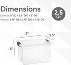 Superio Clear Storage Boxes - Image 2
