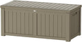 Decksplore 150 Gallon Outdoor Storage Box Waterproof Lockable Resin Deck Box by Decksplore%E2%80%94BuiltforOutdoor
