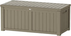 Decksplore 150 Gallon Outdoor Storage Box Waterproof Lockable Resin Deck Box by Decksplore%E2%80%94BuiltforOutdoor