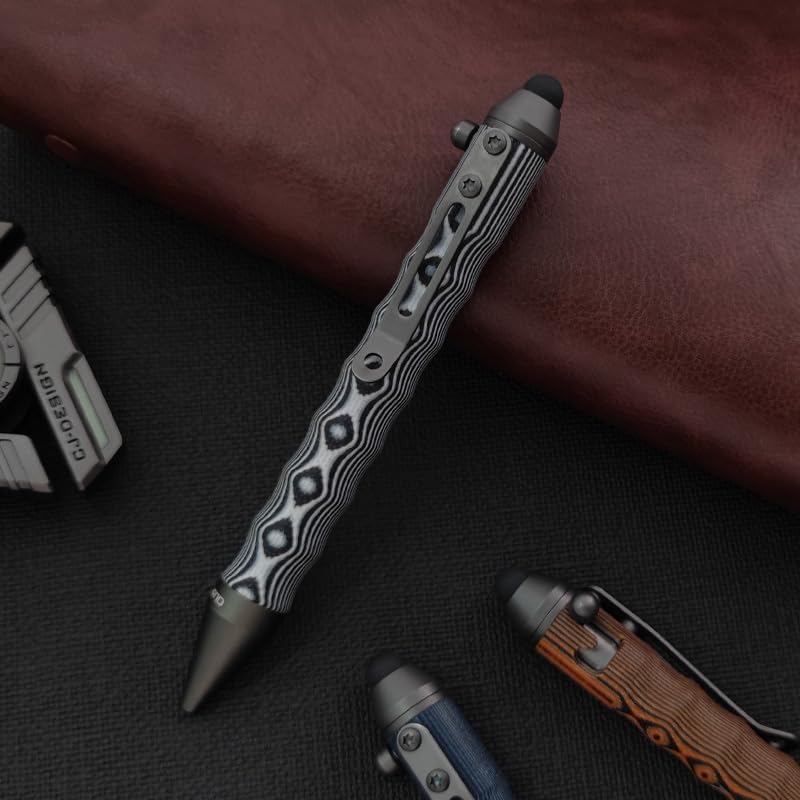 Cool Hand 4.5'' G10 EDC Ballpoint Ink Refillable Bolt Action Tactical...