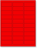 NextDayLabels - 8-1/2 x 11 Neon Color High Light Fluorescent Labels by NextDayLabels