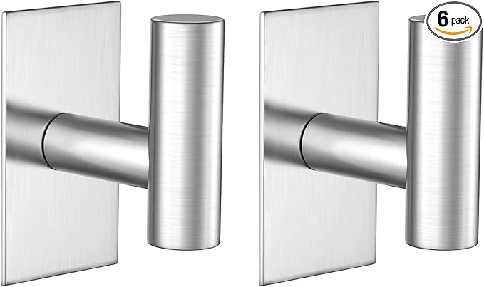 VAEHOLD Wall Towel Hooks, Heavy Duty Sticky Holder Waterproof Towel Hooks by VAEHOLD
