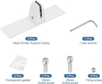 PATIKIL 1.8x1.3x2.5" Desk Divider Support Clamp - Image 3