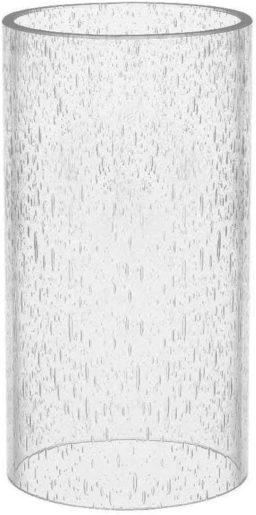 Sunwo Glass Shade Straight Cylinder Glass Lamp Shade Replacement - Image 2
