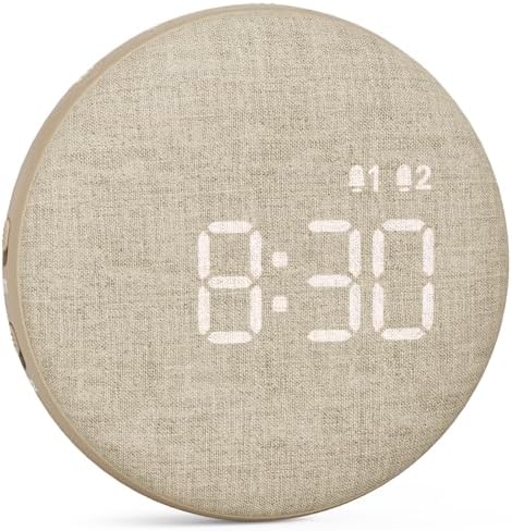 reacher travel vibrating alarm clock for heavy sleepers, main product view