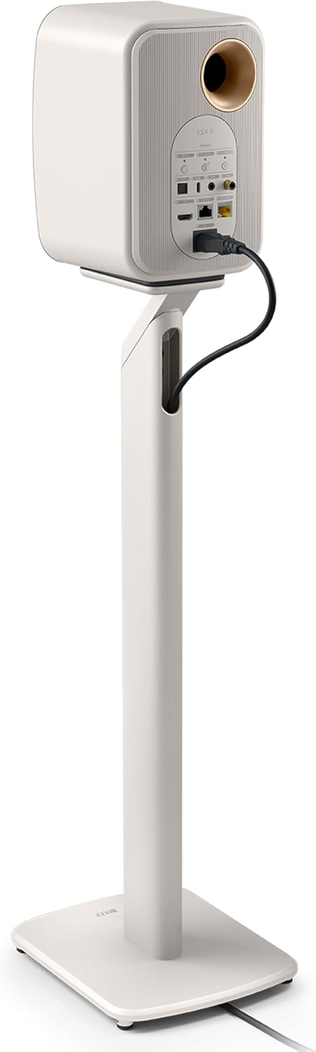 KEF S1 Speaker Floor Stand for LSX II LT Bookshelf Speakers (Pair), Red