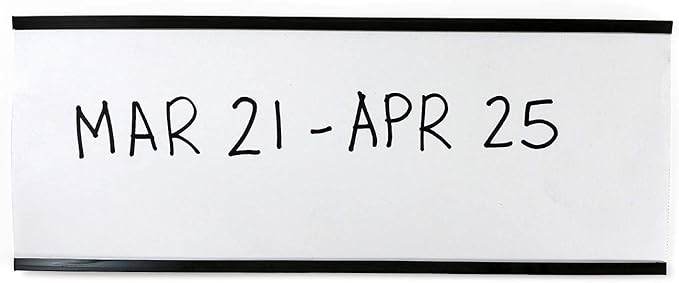 SmartSign 3 x 8 inch Flexible 'C' Channel Shelf Label Holders - Image 4
