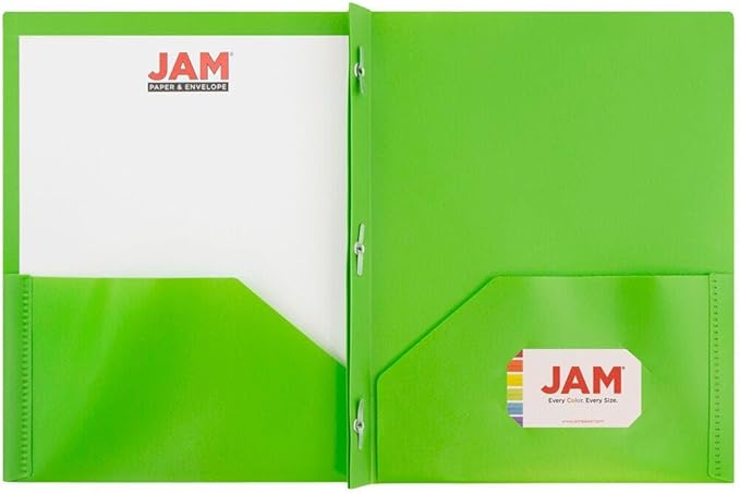 JAM PAPER Plastic Color Pop Folders - Image 5