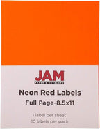 JAM PAPER Full Sheet Shipping Labels - Image 5