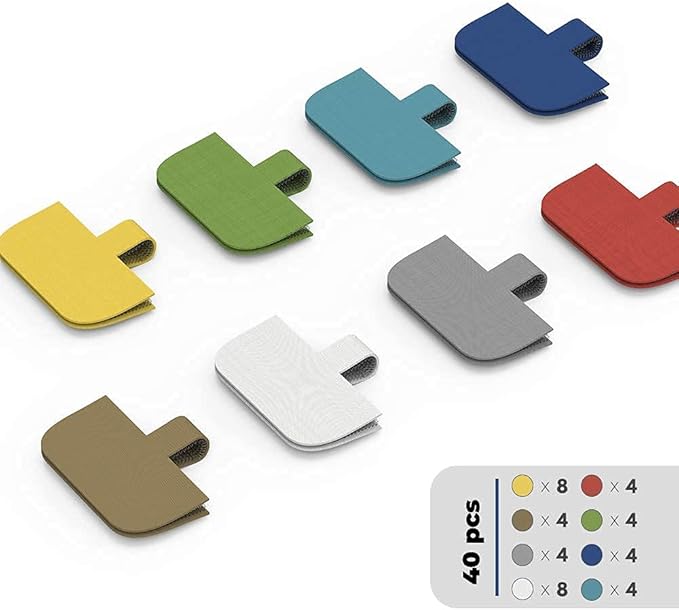 Cable Labels Large Size, XIAOXI Write On Cord Label, Wire Labels, Cable Tags by ProfessionalCableManager