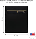 Planner Pad Spiral Bound January-December 2026/ Calendar Year 8 1/2" x 11" - Image 6
