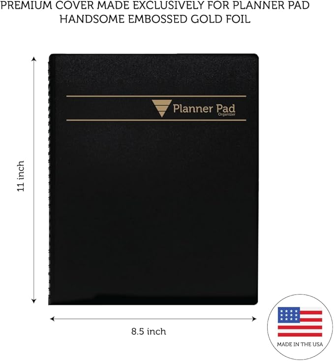 Planner Pad Spiral Bound January-December 2026/ Calendar Year 8 1/2" x 11" - Image 6