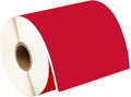 HOUSELABELS 4" x 6" Red Shipping Labels on 1" Core Compatible by HouseLabels
