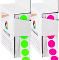 ChromaLabel 1/2 Inch Round Removable Colored Stickers, Color Coding Labels by ChromaLabel