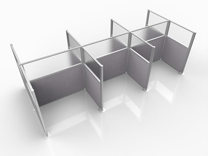 Versare Hush Panel Cubicle Kit | Workstation Partition Walls | Sound Dampening by VERSARE