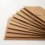 10pcs A4 Kraft Paper Envelopes Portfolio Foolscap File Folders Document Folder - Image 4