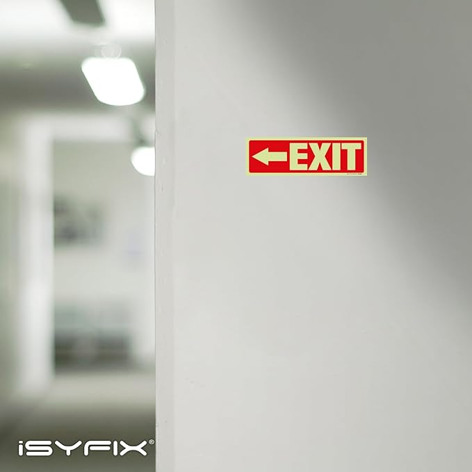 iSYFIX Exit Stickers Signs - Image 7