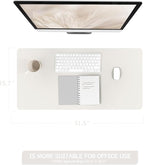 YSAGi Non-Slip Leather Desk Pad, Waterproof Laptop Computer Desk Keyboard Mat - Image 5