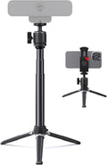 Webcam Tripod Stand for Desk, 3 Level Extendable Camera Tripod Mount for by microphonebar