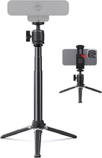 Webcam Tripod Stand for Desk, 3 Level Extendable Camera Tripod Mount for by microphonebar