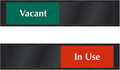 SmartSign Privacy Signs Vacant In Use Slider Door Sign by SmartSign