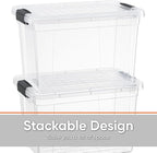 Superio Clear Storage Boxes - Image 5