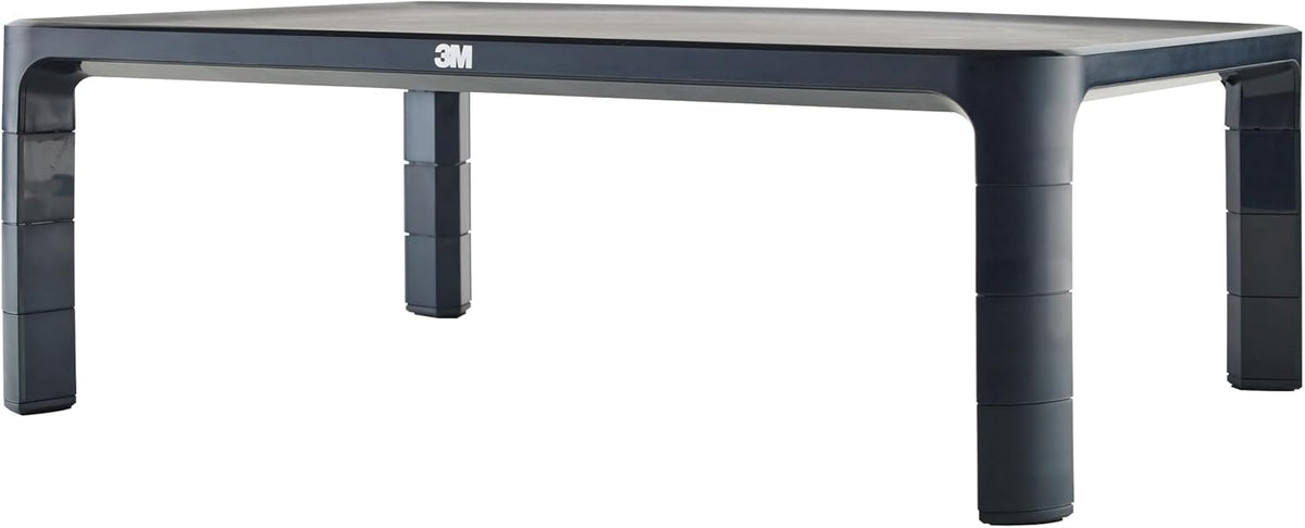 3M Adjustable Computer Monitor Stand, 16 in x 12 in x 13.6 in
