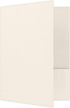 9 x 12 Presentation Folders in 100 lb. Natural Linen by LUXPaper
