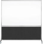 DivideWrite Mobile Whiteboard | Double Sided Dry Erase Board | Portable Office by VERSARE