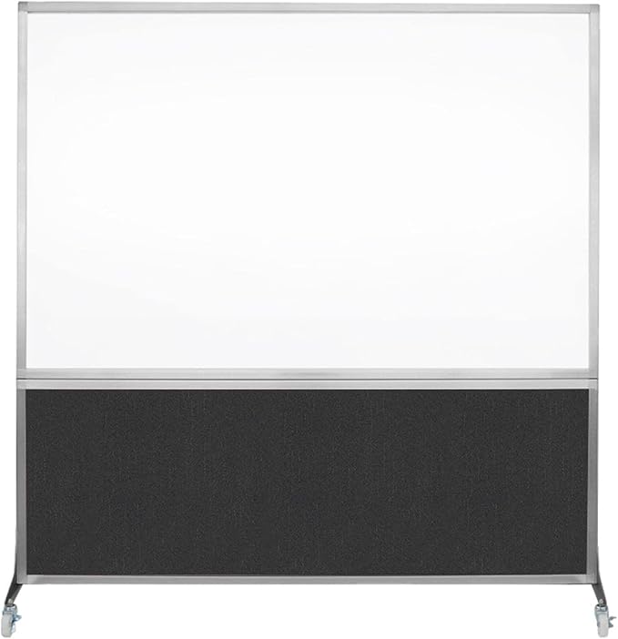 DivideWrite Mobile Whiteboard | Double Sided Dry Erase Board | Portable Office by VERSARE