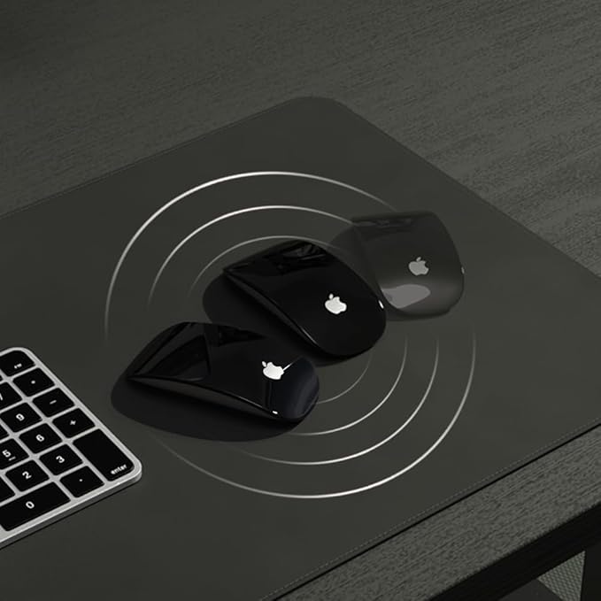 POUT TekDec Mat – Vegan Leather Desk Pad, Water-Resistant Surface, Anti-Slip - Image 6