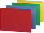Smead File Jacket, Reinforced Straight-Cut Tab, Flat-No Expansion, Letter Size