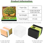 3D Time Piece Calendar, 2027 Desk Calendar With LED Light, 3d Tree Memo Pad Creative Desk Calendar, Christmas Gift for Colleague Friend, Desktop Decoration (Osmanthus Tree)