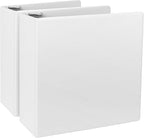 CIXILDTS 3-Inch 3 Ring Binder, Standard 3" Slant-D Ring Binder Fit Letter Size by CIXILDTSOffice
